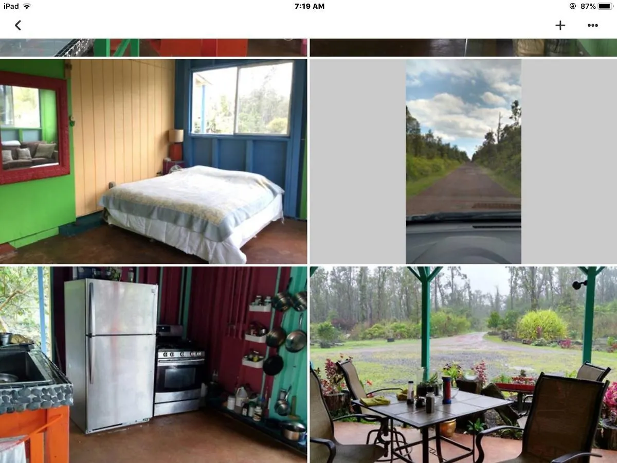 Aqua Room In Tropical Forest Between Hilo And Volcano Mountain View 0*,  United States
